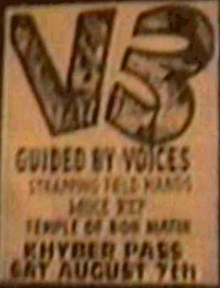 Guided by voices, strapping field hands, V3 flyer