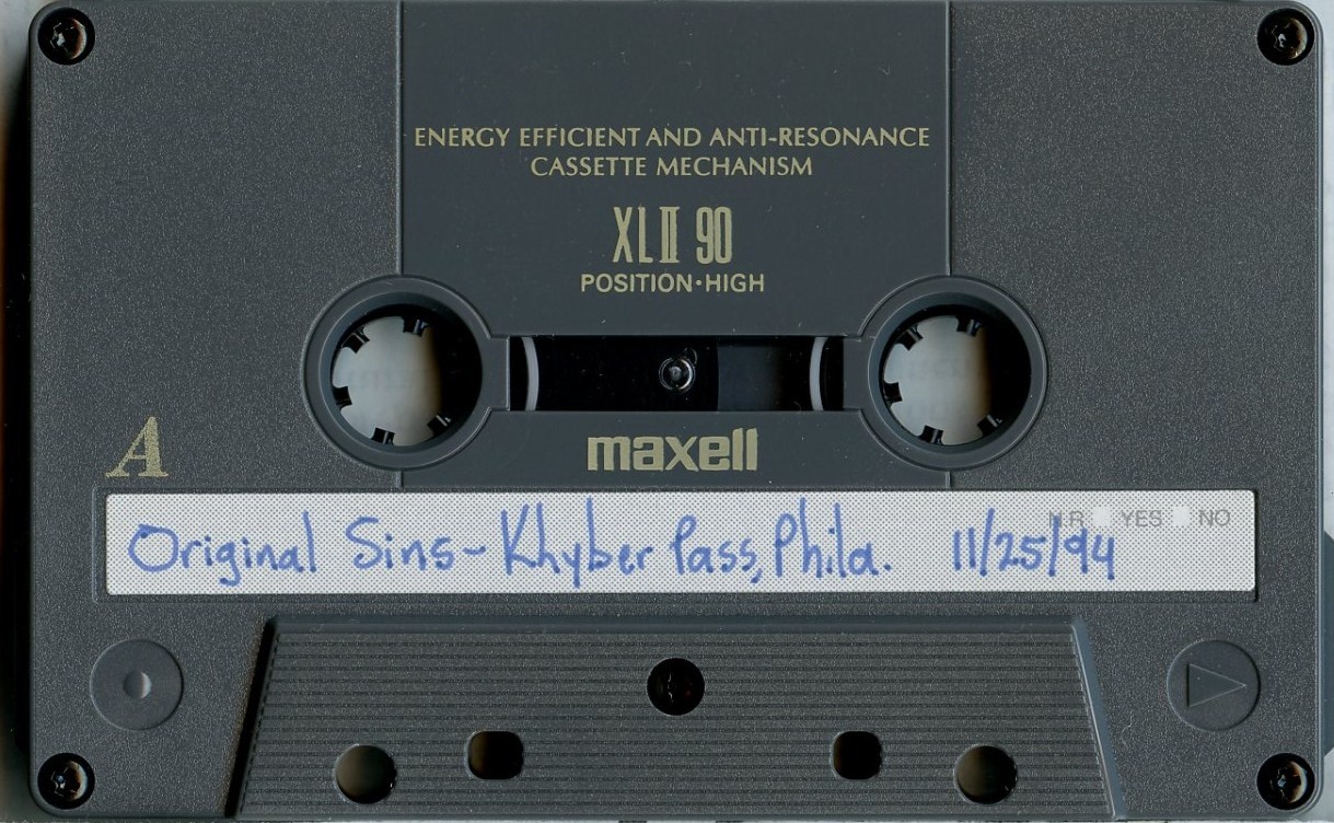Original Sins Khyber cassette