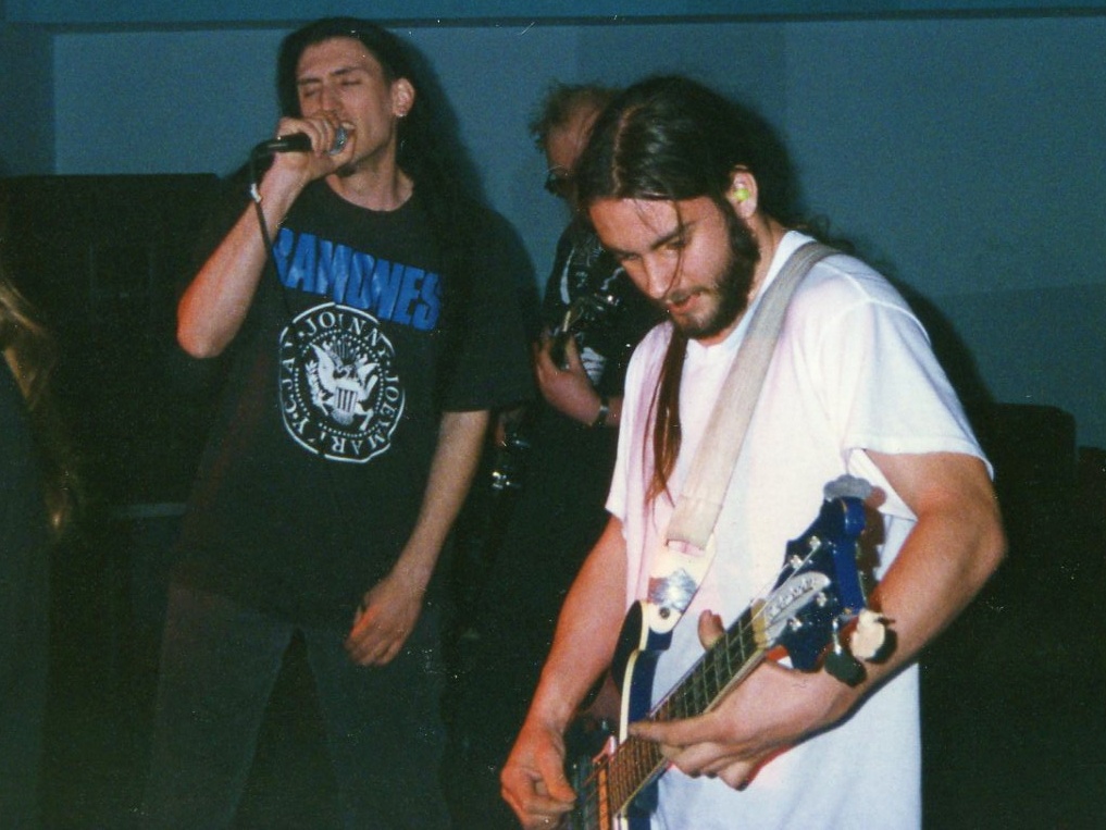 photo – Matt, Adam, Jeff @ Club Sapphire, Norristown 1997