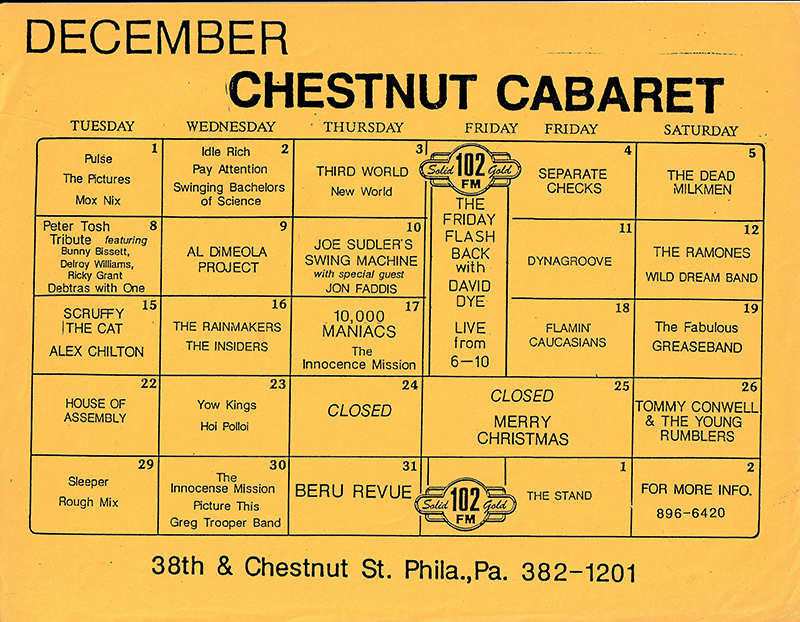 Chestnut-Cabaret-December-1987