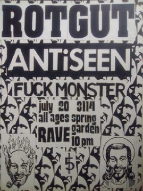 AntiSeen RotGut Fuck Monster at Rave Warehouse
